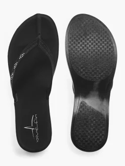 Clearance Ladies Black Flip-Flop Women Sandals·Flip Flops|Beach·Flip Flops