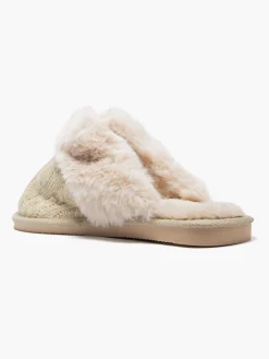 Ladies Cable Knit Slippers Women Slippers