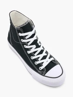 Hot Ladies Canvas Hi-Tops Trainers Women Trainers·High Top Trainers