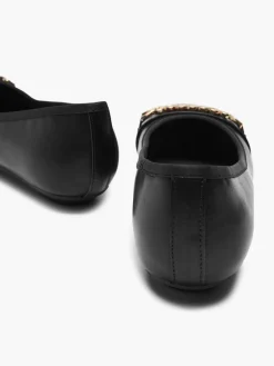 New Ladies Chain Detail Ballerinas Women Girls School Shoes·Girls Teen School Shoes|All Girls·Teens