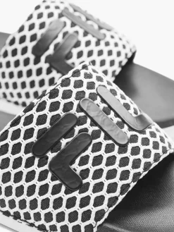 Clearance Ladies Black/ White Slides Women Sandals·Slides|Beach·Beach Shoes & Slides