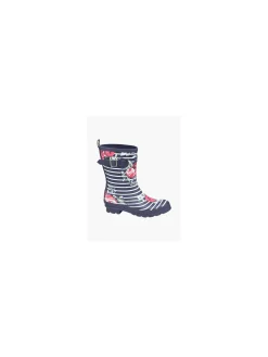 Clearance Ladies Floral Striped Wellies Women Boots·Wellies