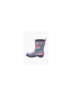Clearance Ladies Floral Striped Wellies Women Boots·Wellies