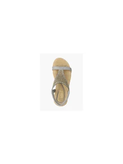 Ladies Faux Suede Sandals Women Sandals·Flat Sandals