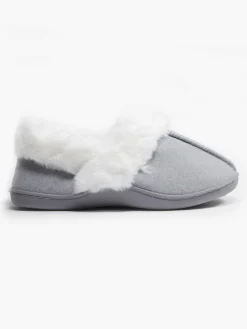 Outlet Ladies Fur Collar Slippers Women Slippers