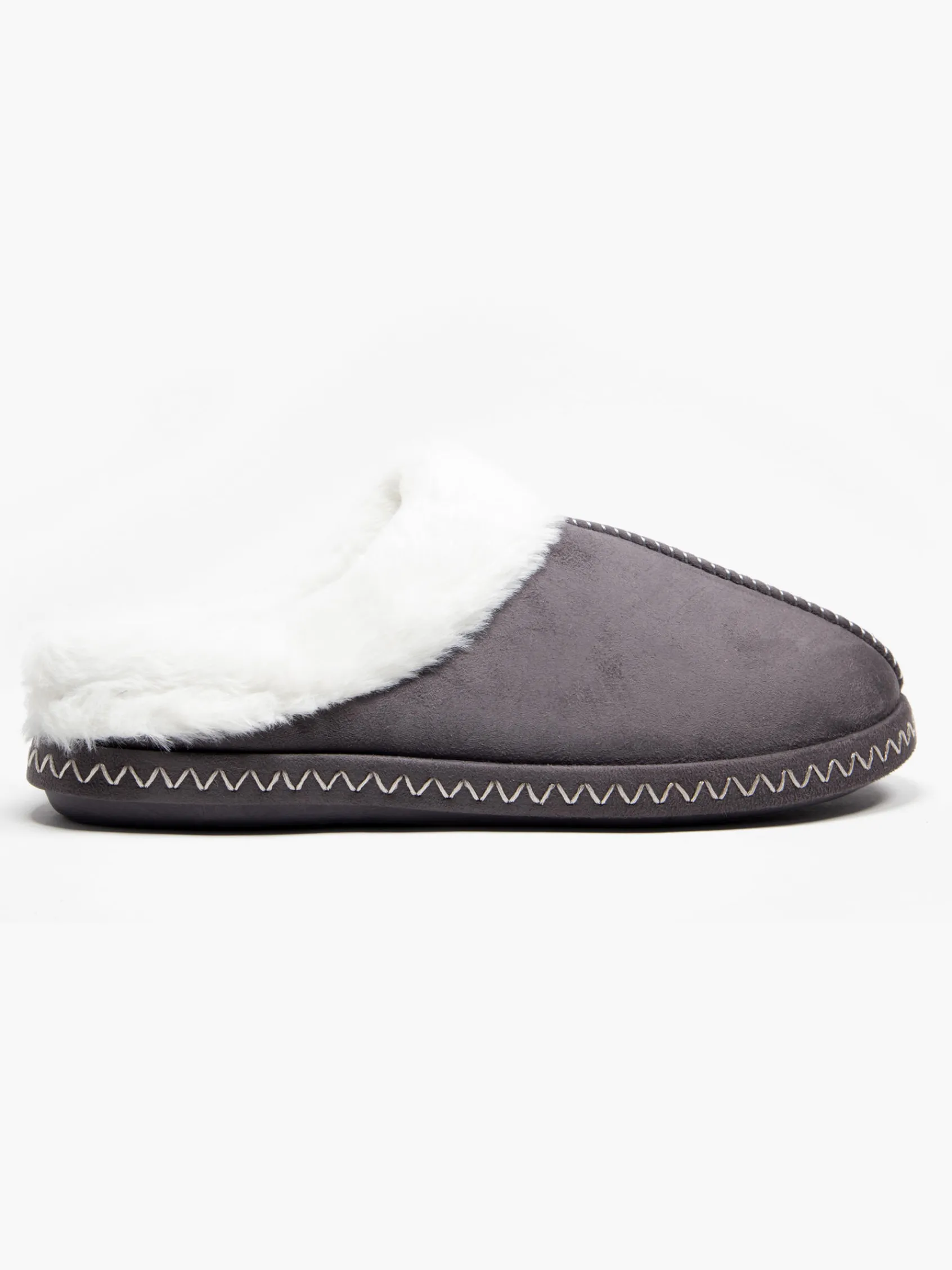 Outlet Ladies Fur Trim Slippers Women Slippers