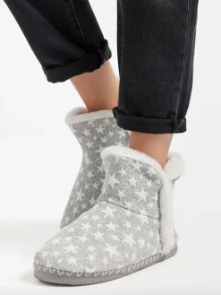Hot Ladies Star Slipper Boots Women Slippers