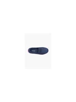 Clearance Ladies Navy Lightweight Slip On Shoes Women Trainers·Slip On Trainers