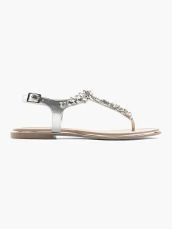 Ladies Gem Detail Sandals Women Sandals·Flat Sandals