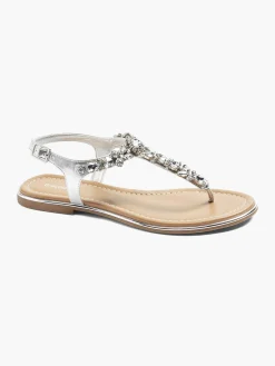 Ladies Gem Detail Sandals Women Sandals·Flat Sandals