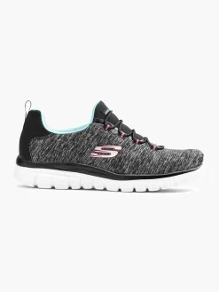 Online Ladies Grey Slip-on Trainers Women Trainers·Sports Trainers|Trainers·Skechers