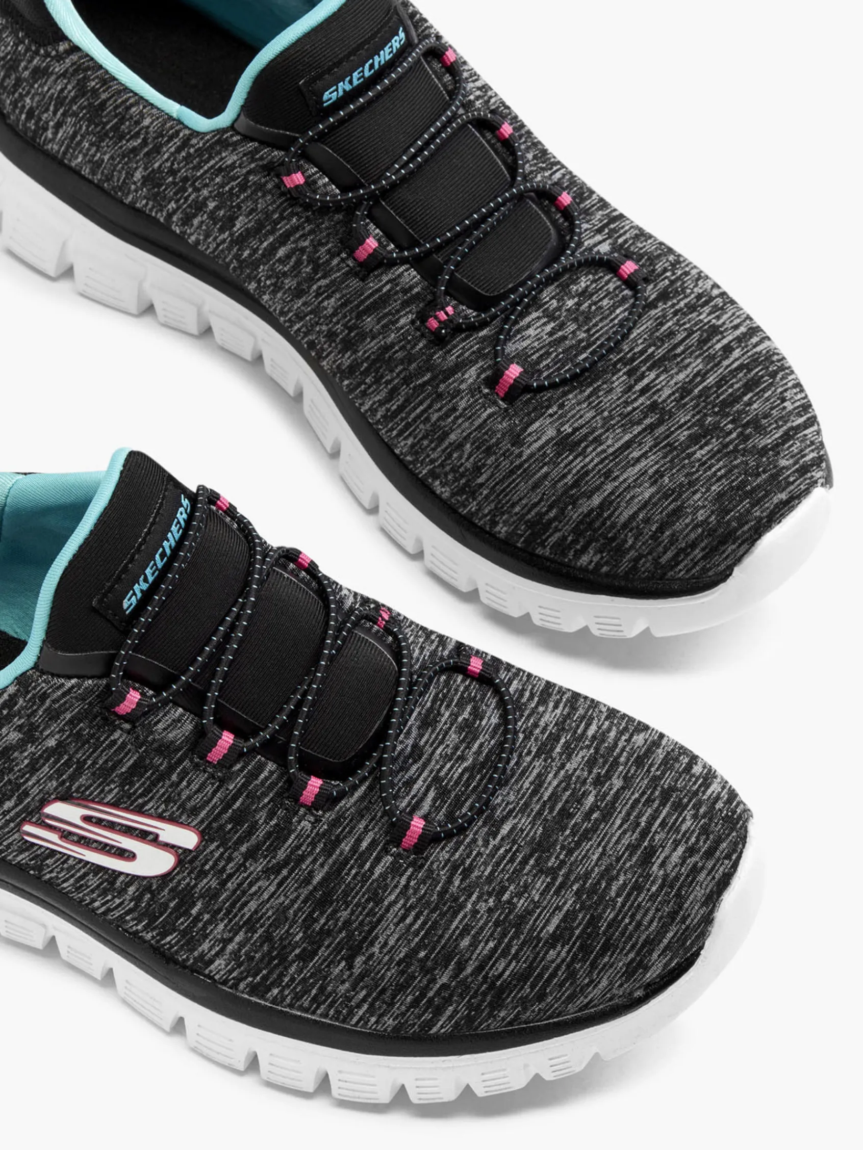 Online Ladies Grey Slip-on Trainers Women Trainers·Sports Trainers|Trainers·Skechers