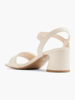 Clearance Light Block Heel Sandal with Metallic Details Women Sandals·Heeled Sandals|Heels·Block Heels