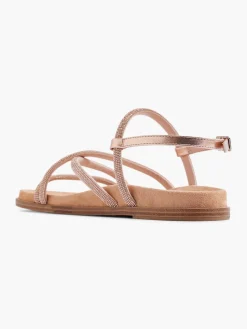 Sale Light Diamante Strapped Sandal Women Sandals·Flat Sandals
