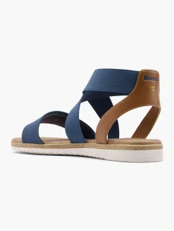 Clearance Light Elasticated Strap Sandal with Contrasting Sole Women Sandals·Flat Sandals