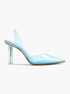 Clearance Light Perspex Slingback Heel Women Heels·Slingback Heels|Heels·High Heels
