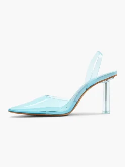 Clearance Light Perspex Slingback Heel Women Heels·Slingback Heels|Heels·High Heels