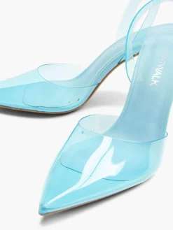 Clearance Light Perspex Slingback Heel Women Heels·Slingback Heels|Heels·High Heels