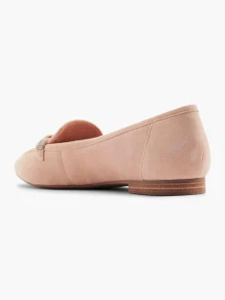 Clearance Light Leather Loafer with Diamante Entwined Braid Detail Women Loafers & Low Shoes·Loafers