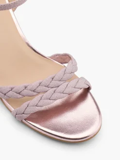 Light Sparkly Block Heeled Sandals Women Sandals·Heeled Sandals|Heels·Block Heels