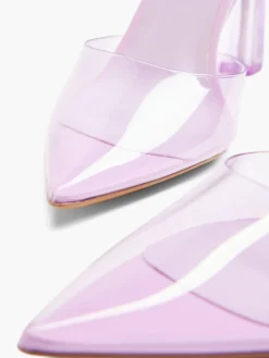 New Lilac Perspex Slingback Heel Women Heels·High Heels