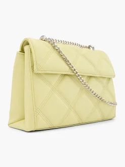 Outlet Lime Quilted Handbag with Chain Strap Women Bags·Clutches & Evening Bags|Bags·Shoulder Bags
