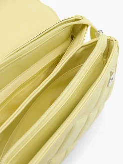 Outlet Lime Quilted Handbag with Chain Strap Women Bags·Clutches & Evening Bags|Bags·Shoulder Bags