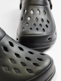 Online Mens Black Clog Sandals·Beach Shoes