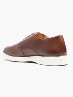 Sale Men's Bradley Lace up Formal Brown Shoes·Derby Shoes|Shoes·Smart Shoes