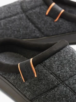 Best Mens Grey Mule Slipper Slippers
