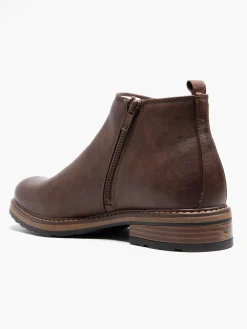 Outlet Men's Chelsea Boot Dark Shoes·Smart Shoes|Boots·Chelsea Boots