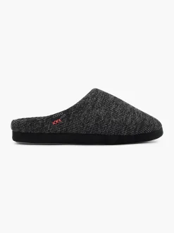 Outlet Mens Grey Mule Slippers Slippers