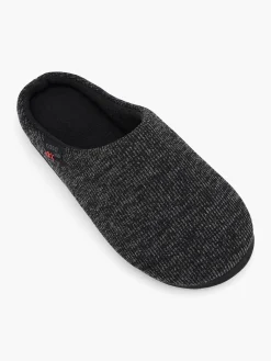 Outlet Mens Grey Mule Slippers Slippers