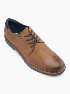 Online Men's Lace Up Formal Brown Shoes·Smart Shoes