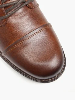 Outlet Men's Lace Up Leather Boot Boots·Lace-Up Boots