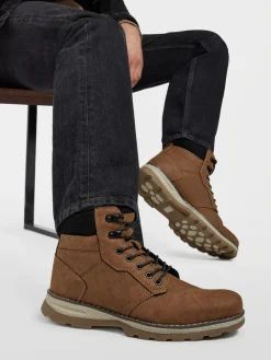 Best Mens Tan Causal Lace-up Boots Boots·Winter Boots|Boots·Lace-Up Boots