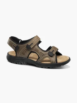 Outlet Mens Leather 3 Strap Sandals Sandals·Walking Sandals|Shoes·Comfort
