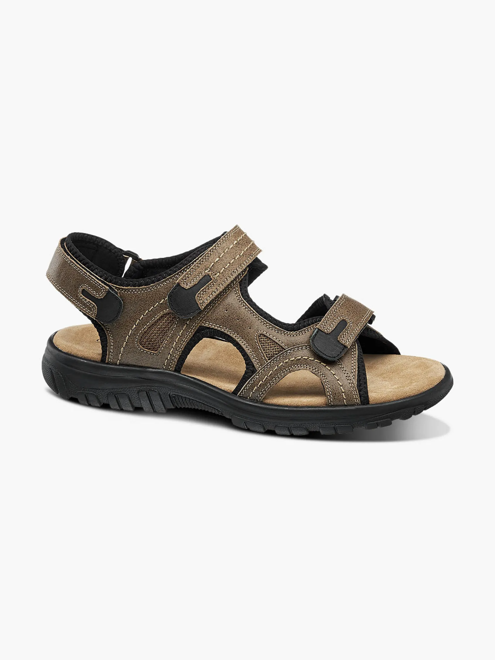 Outlet Mens Leather 3 Strap Sandals Sandals·Walking Sandals|Shoes·Comfort