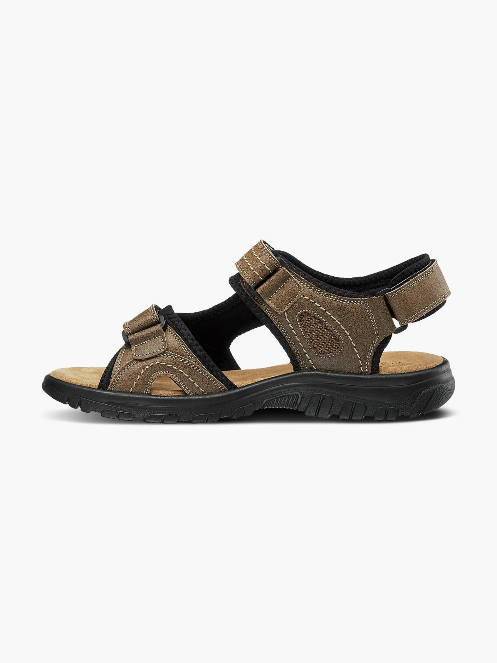 Outlet Mens Leather 3 Strap Sandals Sandals·Walking Sandals|Shoes·Comfort