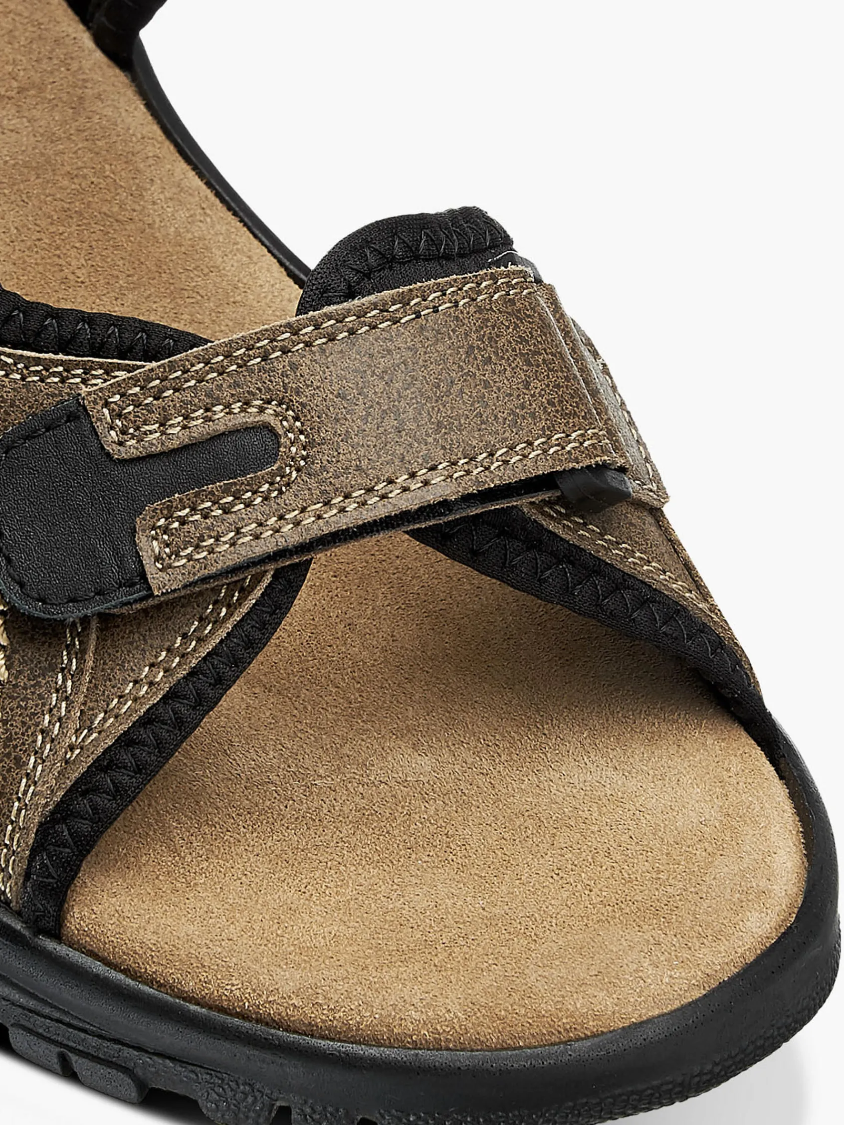 Outlet Mens Leather 3 Strap Sandals Sandals·Walking Sandals|Shoes·Comfort