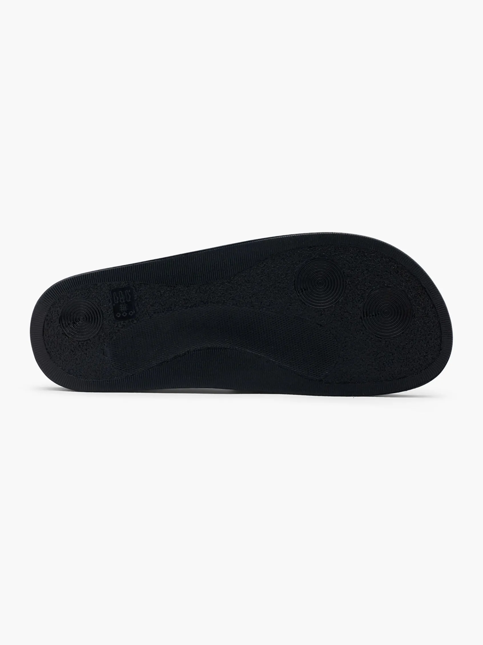 Hot Mens Navy/ White Slides Sandals·Flip Flops & Slides
