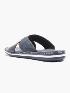 Outlet Mens Slip On Navy Sandal Sandals·Walking Sandals|Sandals·Flip Flops & Slides