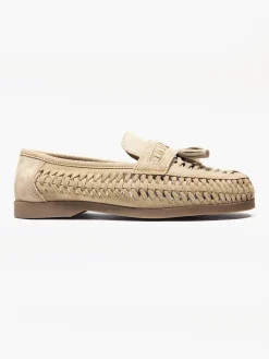 MENS SUEDE INTERWEAVE LOAFERS Shoes·Loafers|Shoes·Brogues