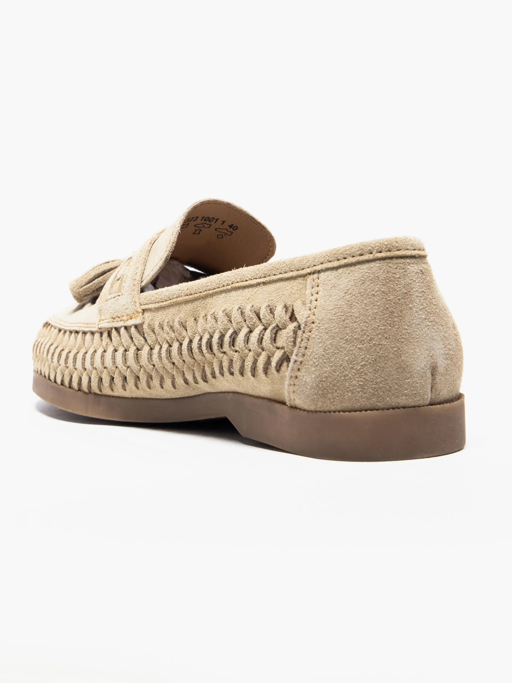 MENS SUEDE INTERWEAVE LOAFERS Shoes·Loafers|Shoes·Brogues