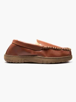 Outlet Mens Tan Slippers Slippers