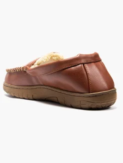 Outlet Mens Tan Slippers Slippers