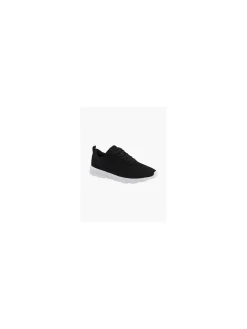 New Mens Black Lightweight Lace-up Trainers BOY All Boys·Teens