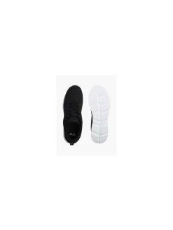 New Mens Black Lightweight Lace-up Trainers BOY All Boys·Teens