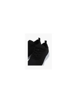 New Mens Black Lightweight Lace-up Trainers BOY All Boys·Teens