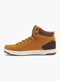 Sale Mens VTY Tan Midcut Lace-up Boots Trainers·High-Top Trainers